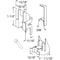 Prime-Line Channel Balance Accessories, Nylon and Steel Components, FS 101 Top and FS 153 Bottom (1 Set) FS 293B - alternate 2